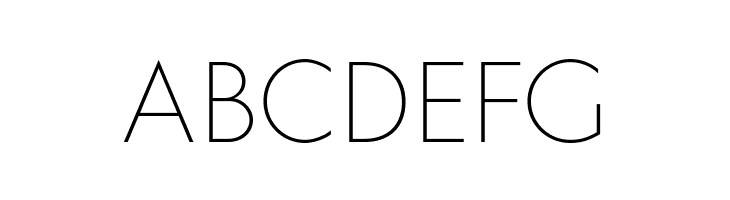 Klein Extralight  Free Fonts Download