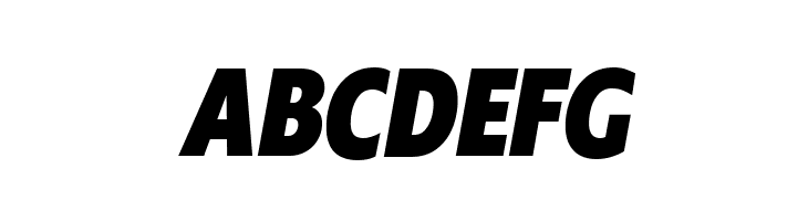 Klein Condensed Trial Extrabold Italic  Free Fonts Download