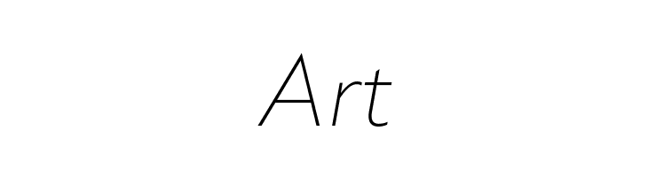 Klein Trial Extralight Italic  Free Fonts Download
