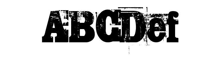 TRASHED  Free Fonts Download