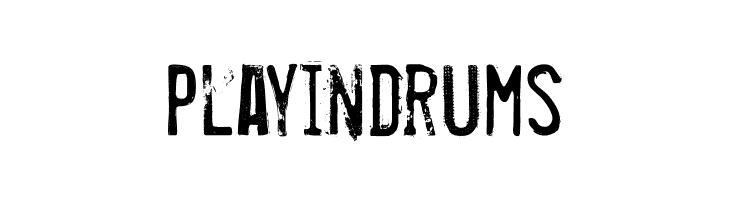playindrums Misproject Font