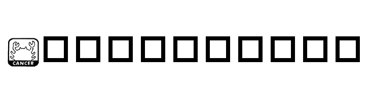 KR Zodiac Dings  Free Fonts Download