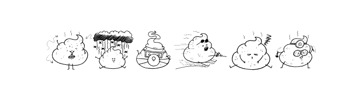 Iconic Poopies  Free Fonts Download