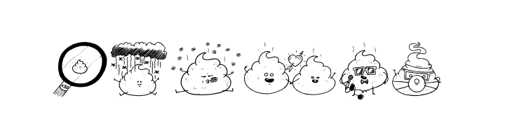 Iconic Poopies  Free Fonts Download
