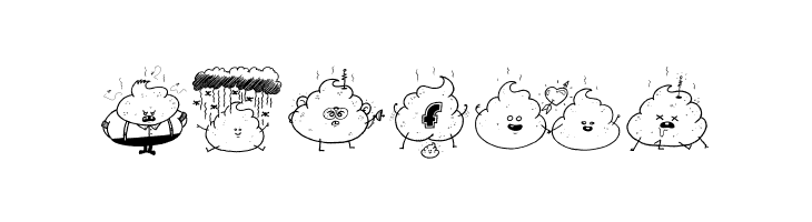 Iconic Poopies  Free Fonts Download