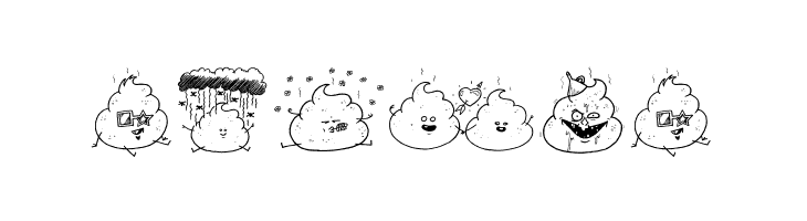 Iconic Poopies  Free Fonts Download