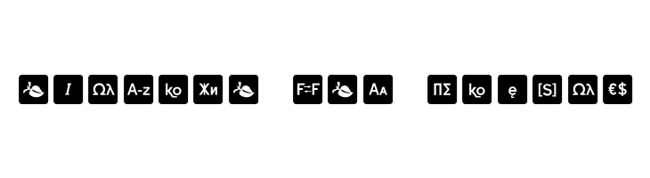 Icons OpenType Regular  Free Fonts Download