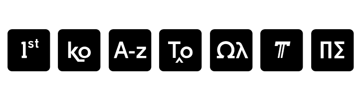 Icons OpenType Regular  Free Fonts Download