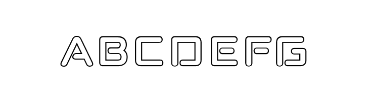 Anoxic Outline Medium  Free Fonts Download