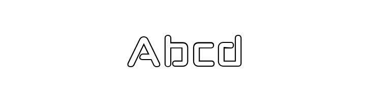 Anoxic Outline Medium  Free Fonts Download