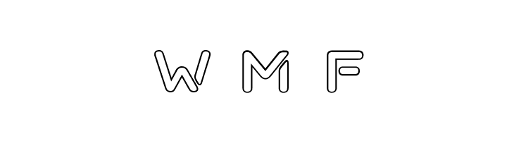 Anoxic Outline Medium  Free Fonts Download
