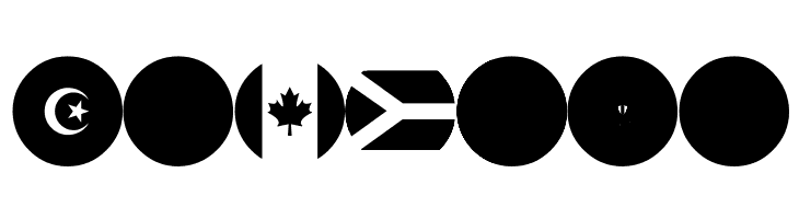 flags world color  Free Fonts Download