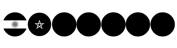 flags world color  Free Fonts Download