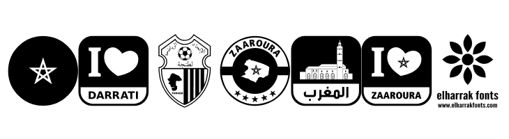 font tanger color  Free Fonts Download