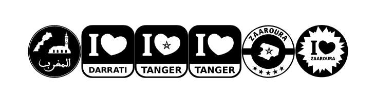 font tanger color  Free Fonts Download