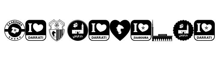 font tanger color  Free Fonts Download