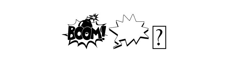 Comic Boom Elements_DEMO  Free Fonts Download