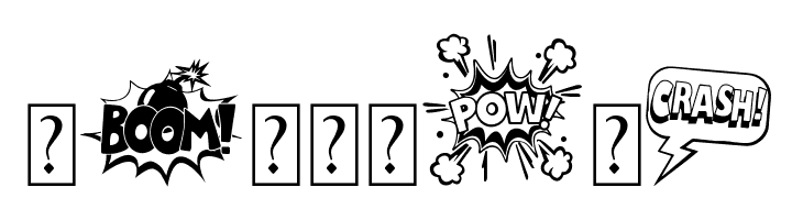 Comic Boom Elements_DEMO  Free Fonts Download
