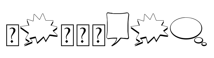 Comic Boom Elements_DEMO  Free Fonts Download