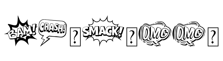 Comic Boom Elements_DEMO  Free Fonts Download