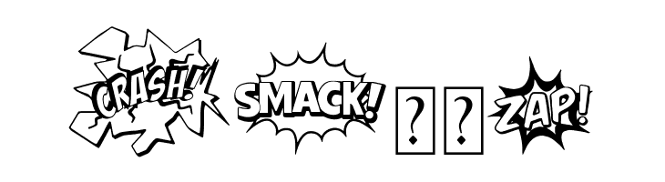 Comic Boom Elements_DEMO  Free Fonts Download
