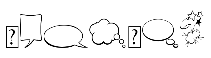 Comic Boom Elements_DEMO  Free Fonts Download