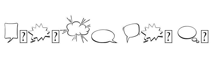 Comic Boom Elements_DEMO  Free Fonts Download