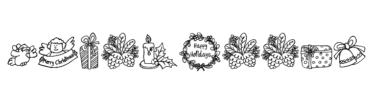 Christmas Season Doodle_DEMO  Free Fonts Download