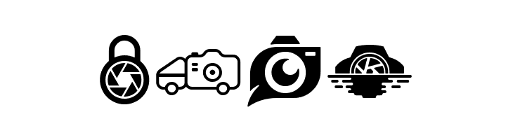 CAMERA - FOTOGRAAMI  Free Fonts Download