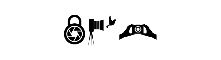CAMERA - FOTOGRAAMI  Free Fonts Download
