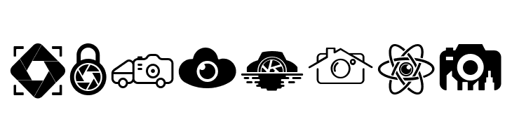 CAMERA - FOTOGRAAMI  Free Fonts Download