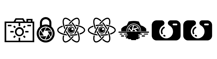 CAMERA - FOTOGRAAMI  Free Fonts Download