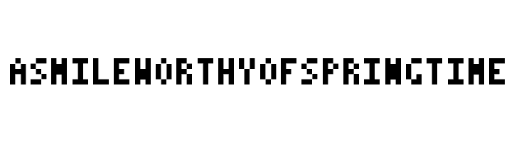 3 by 5 Regular  Free Fonts Download