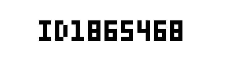 3 by 5 Regular  Free Fonts Download