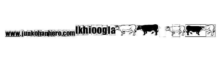 IKHIOOGLAcow  Free Fonts Download