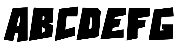Action Comics Black  Free Fonts Download