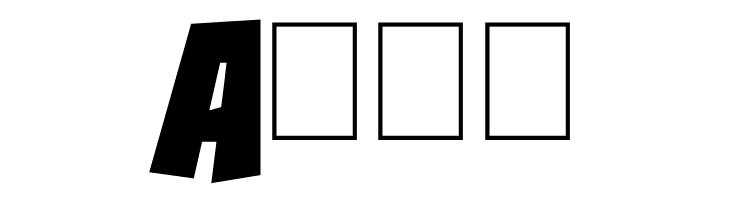 Action Comics Black  Free Fonts Download