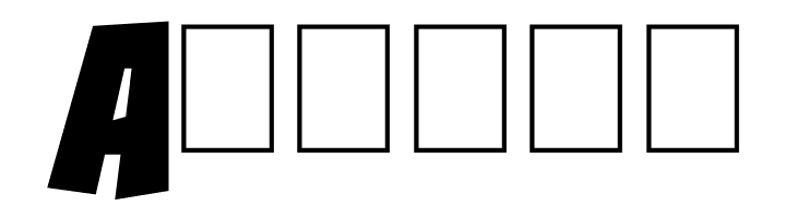 Action Comics Black  Free Fonts Download