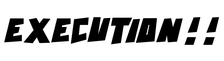 Action Comics Black  Free Fonts Download
