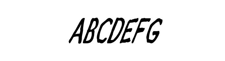 Zamboni Joe Italic  Free Fonts Download