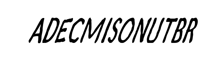 Zamboni Joe Italic  Free Fonts Download