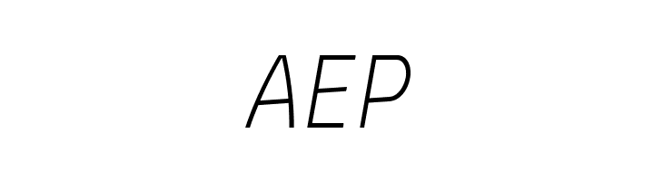 Absolut Reduced Thin Italic  Free Fonts Download