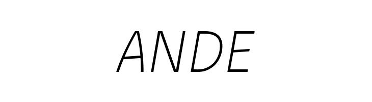 Absolut Reduced Thin Italic  Free Fonts Download