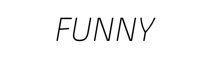 Absolut Reduced Thin Italic  Free Fonts Download