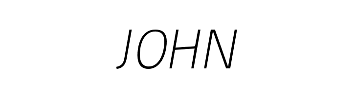 Absolut Reduced Thin Italic  Free Fonts Download