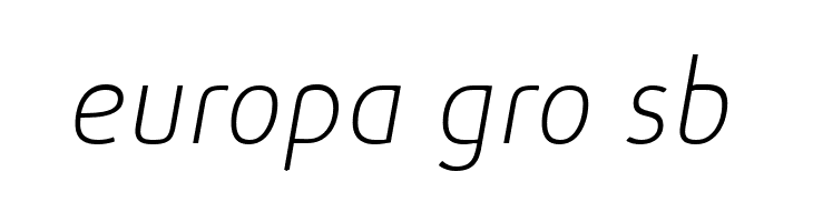 Absolut Reduced Thin Italic  Free Fonts Download