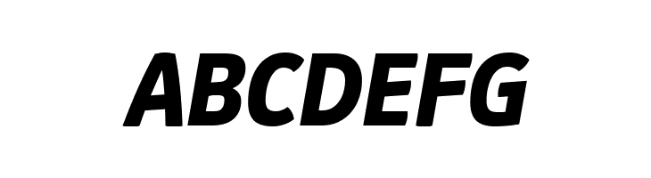 Absolut Reduced Bold Italic  Free Fonts Download