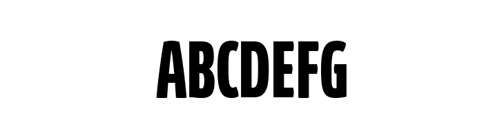 Absolut UltraCondensed Reduced Bold  Free Fonts Download