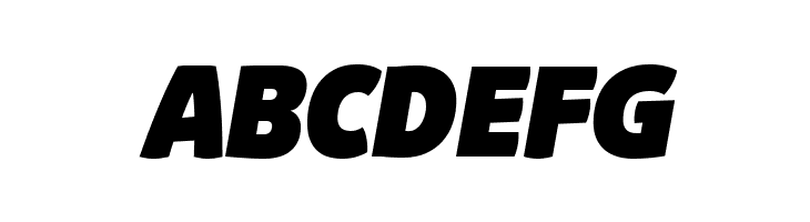 Absolut Reduced Black Italic  Free Fonts Download