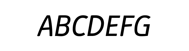 Absolut Reduced Italic  Free Fonts Download
